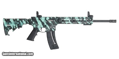 Smith & Wesson M&P 15-22 Sport .22 LR Robins Egg Blue 16.5