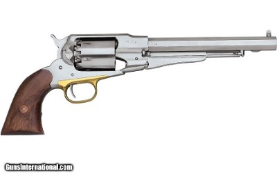 Uberti 1858 New Army Stainless .44 Caliber Black Powder Revolver 8