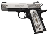 Browning 1911-380 Medallion Stainless Engraved .380 ACP 4.25