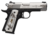 Browning 1911-380 Medallion Stainless Engraved .380 ACP 4.25