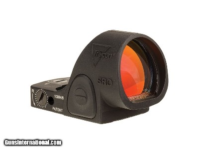 Trijicon SRO Red Dot Sight 1x 5 MOA Dot Matte Black 2500003