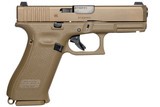 Glock G19X Gen 5 9mm Luger Coyote Tan 4.02