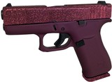 Glock G43X Black Cherry Glitter Gunz 9mm Luger 3.41