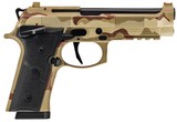 Beretta 92XI Desert Camo Uniform DCU 9mm Luger 4.7