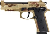 Beretta 92XI Desert Camo Uniform DCU 9mm Luger 4.7