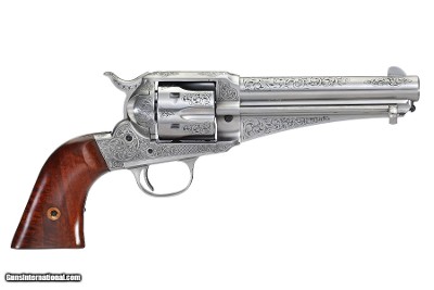 Taylor's & Co. 1875 Army Outlaw White Engraved .45 LC 5.5