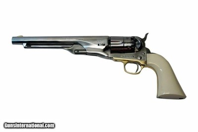 Taylor's & Co. 1860 Army White Steel .44 Caliber 8