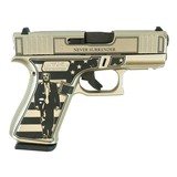 Glock G43X Custom Trump Fight 9mm Luger 3.41
