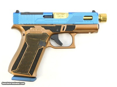 Glock G43X MOS Blue Hush 9mm 3.92