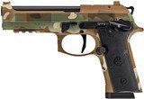 Beretta 92XI Combat Series SAO Multicam Camo 9mm 4.7