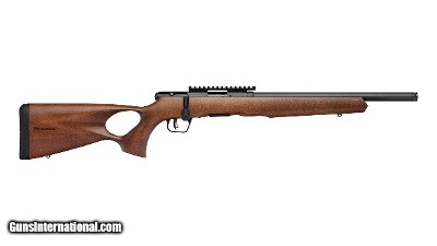 Savage Arms B17 Timber Thumbhole .17 HMR 18