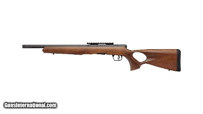 Savage Arms B17 Timber Thumbhole .17 HMR 18