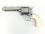 Taylor`s & Co. Cattleman White Floral Engraved .357 Mag 4.75