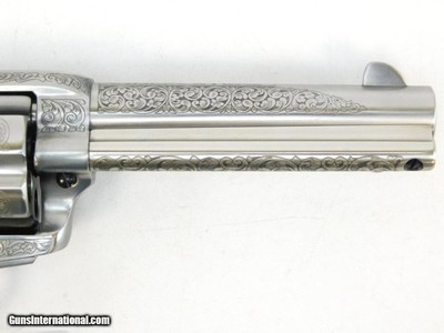 Taylor`s & Co. Cattleman White Floral Engraved .357 Mag 4.75