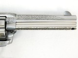 Taylor`s & Co. Cattleman White Floral Engraved .357 Mag 4.75