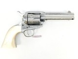 Taylor`s & Co. Cattleman White Floral Engraved .357 Mag 4.75