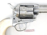Taylor`s & Co. Cattleman White Floral Engraved .357 Mag 4.75