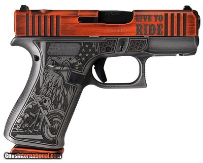 Glock G43X MOS Motorcycle Live to Ride 9mm Luger 3.41