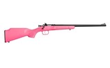 Keystone Crickett .22 LR Single Shot Pink Synthetic 16.1