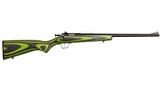 Keystone Crickett .22 LR Black & Green Laminate 16.1