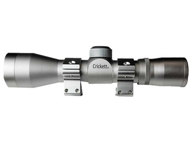 Keystone Crickett 4x32mm Compact Mil-Dot Scope Silver KSA054S