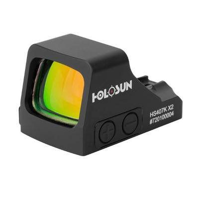 Holosun 407K X2 Open Reflex Sight 6 MOA Red Dot HS407K-X2