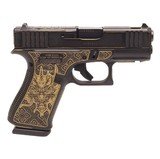Glock G43X Laser Engraved Dragon 9mm 3.41