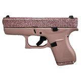 Glock G42 Rose Gold Glitter .380 ACP 3.25