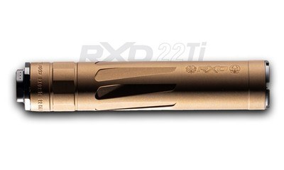 Dead Air RXD22TI .22 Caliber Titanium Suppressor Burnt Bronze RXD22TIBB