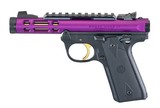 Ruger Mark IV 22/45 Lite .22 LR Purple / Gold 4.4
