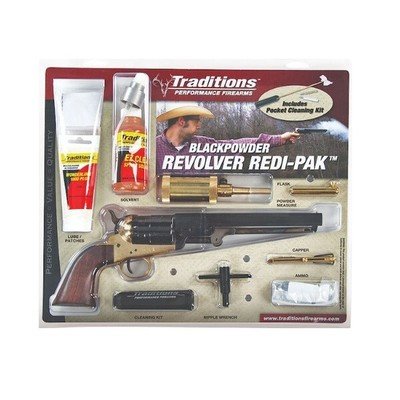 Traditions 1851 Colt Navy Redi Pak .44 Caliber 7.5" Blued FRS18512