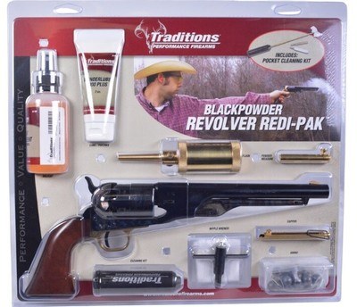 Traditions 1860 Army Black Powder Redi Pak .44 Caliber 8" Blued FRS18602