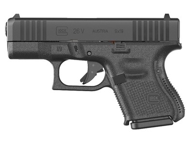 Glock G26 V Sub-Compact 9mm Luger 3.43