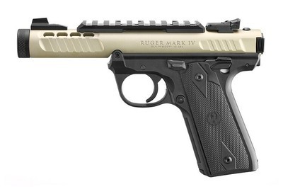 Ruger Mark IV 22/45 Lite .22 LR Champagne / Black 4.4