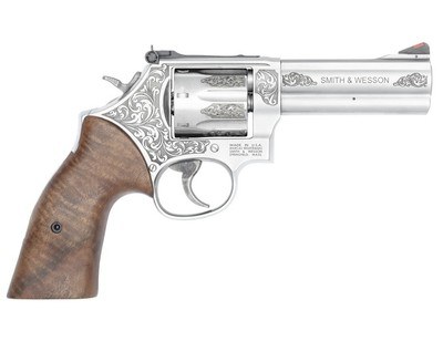 Smith & Wesson 686 Plus Engraved .357 Mag 4.13