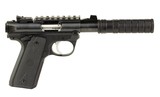 Ruger Mark IV 22/45 Pygmy Shark JK Armament Suppressor .22 LR 40190E-PYGMYBLKSCT - Image 1 of 2