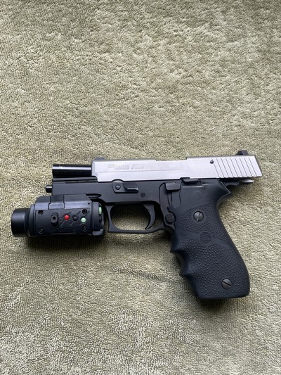 Sig Sauer P220 Two-Tone .45 ACP with Sig STL-900L Light/Laser – Excellent Condition - Image 1 of 8