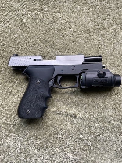 Sig Sauer P220 Two-Tone .45 ACP with Sig STL-900L Light/Laser – Excellent Condition - Image 2 of 8