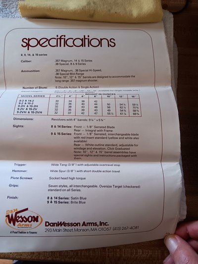 Dan Wesson, 15-2V .357 Magnum - Image 10 of 11