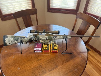 Kimber Montana 6.8 Western with Leupold VX3i 4.5-14x40 Windplex CDS scope in Talley Ultralight Rings - Image 7 of 12