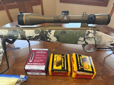 Kimber Montana 6.8 Western with Leupold VX3i 4.5-14x40 Windplex CDS scope in Talley Ultralight Rings - Image 3 of 12