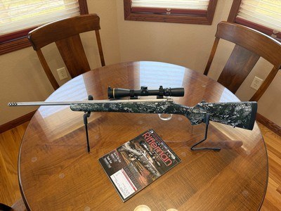 Kimber Adirondack 308 Winchester with Talley Ultralight Rings and Leupold VXIII 2.5-8x36mm scope - Image 1 of 14