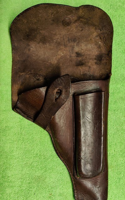 1942 WWII Japanese Nambu Type 14 – Nagoya Arsenal – Matching Grips & Frame – OriginalLeather Holster - OPEN TO OFFERS - Image 14 of 15