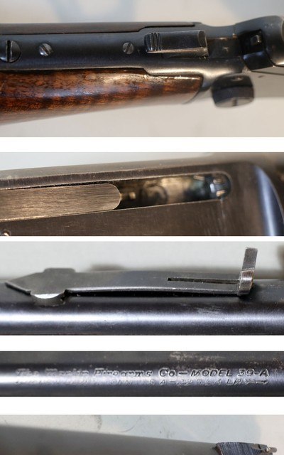 Marlin Model 39-A 22 Long Rifle Lever action Take-Down Rifle - MFG 1945 - Image 8 of 12