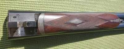 Ogden-Smith-Hussey. Side lock. 12 GA. SLE. SxS. Nitro. Original Case. - Image 7 of 14