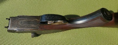 Ogden-Smith-Hussey. Side lock. 12 GA. SLE. SxS. Nitro. Original Case. - Image 5 of 14