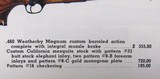 Weatherby MK V Custom Deluxe in 300 WBY MAG.. Carved Mesquite Stock with Inlays - Image 15 of 15