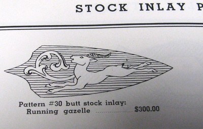 Weatherby MK V Custom Deluxe in 300 WBY MAG.. Carved Mesquite Stock with Inlays - Image 13 of 15