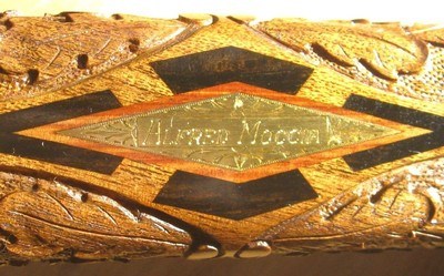 Weatherby MK V Custom Deluxe in 300 WBY MAG.. Carved Mesquite Stock with Inlays - Image 7 of 15