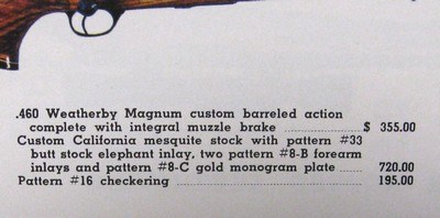Weatherby MK V Custom Deluxe in 300 WBY MAG.. Carved Mesquite Stock with Inlays - Image 15 of 15